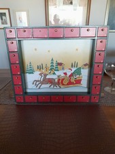 Adventskalender holz schublade gebraucht kaufen  Hünfelden