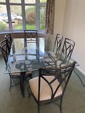 Glass dining table for sale  LONDON