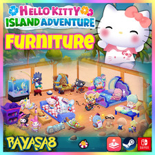WSZYSTKIE zestawy mebli 💖 Hello Kitty Island Adventure | Wydarzenia i motywy | x20+ każdy, używany na sprzedaż  Wysyłka do Poland