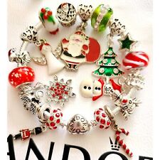 Usado, CHARME DE NATAL PANDORA Pulseira Prata Esterlina 925 Quebra-Nozes Papai Noel Árvore Doces comprar usado  Enviando para Brazil