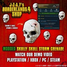 Usado, Borderlands 4✨ MODDED SKULLY STORM DIVIDER GRANADA MUNIÇÃO BL4✅PC-PS-XBOX✨ comprar usado Usado, Borderlands 4✨ MODDED SKULLY STORM DIVIDER GRANADA MUNIÇÃO BL4✅PC-PS-XBOX✨ comprar usado  Enviando para Brazil