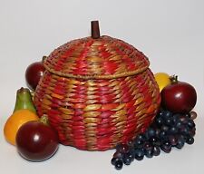 Pumpkin shaped woven for sale  Provo