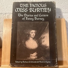 The Famous Miss Burney Diaries & Letters of Fanny Burley Schrank, Supino (R3.4) comprar usado  Enviando para Brazil