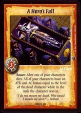 A Hero's Fall - Foil - Action - Warlord Saga of the Storm comprar usado  Enviando para Brazil