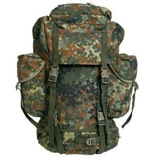 Mochila tática militar alemã original 65L mochila de combate camuflagem Flecktarn comprar usado  Enviando para Brazil
