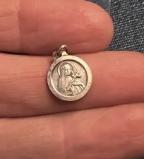 Medalha Francesa Santa Rita 1/3” Pingente de Prata Vintage Mini Pequenas Causas Impossíveis comprar usado  Enviando para Brazil