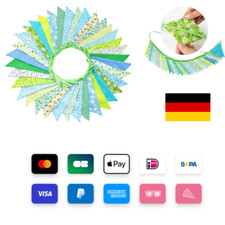 Grüne stoffgirlande farben gebraucht kaufen  Berlin