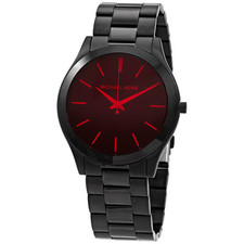 Relógio masculino Michael Kors Slim Runway quartzo mostrador preto MK8734 comprar usado  Enviando para Brazil
