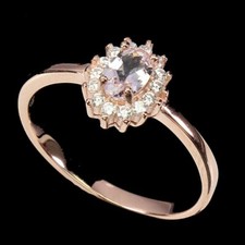 Silver ring morganite for sale  INVERNESS