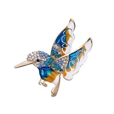 Broche colibri bleu d'occasion  Bourg-en-Bresse