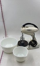 Vintage Hamilton Beach Pyrex Modelo G Suporte Branco Mixer Aparelho E Tigela comprar usado  Enviando para Brazil