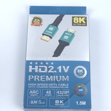 Cabo HDMI 8K Ultra HD alta velocidade 2.1 para HDTV PC LAPTOP jogos 48Gbps 4320p ARC comprar usado  Enviando para Brazil