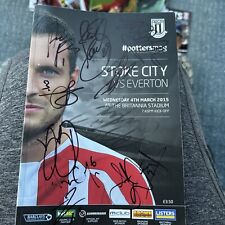 Signed stoke city for sale  STAFFORD