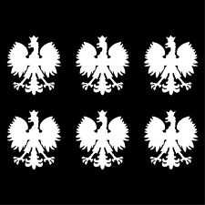 Conjunto pequeno de 6 decalques de vinil Polish Eagle telefone Polska Eagle folha adesiva, usado comprar usado  Enviando para Brazil