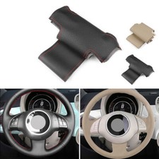Lenkrad Leder Handnähte Lenkradschoner Lenkradbezug für Fiat 500 2007-2015 DIY, usado comprar usado  Enviando para Brazil