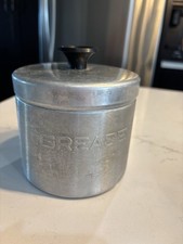 Vintage aluminum grease for sale  Brooks