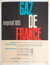 Poster gaz borrow d'occasion  Expédié en Belgium