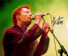 Foto autografada assinada por Thom Yorke Radiohead 10x8 polegadas (25x20cm), usado comprar usado  Enviando para Brazil