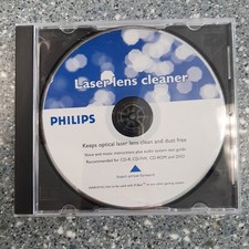 Usado, PHILIPS Laser Lens Cleaner - Cleans CD & DVD Lens - 2 Cleaning Brushes comprar usado  Enviando para Brazil