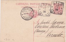 1916 cartolina postale usato  Villanova di Camposampiero