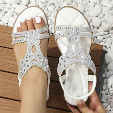 Damen flache sandalen gebraucht kaufen  Tamm