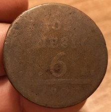 Moneta tornesi 1800 usato  Olbia