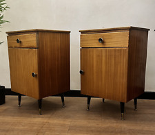 Midcentury teak bedside for sale  OXFORD