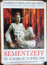 Affiche exposition sementzeff d'occasion  Paris XVIII