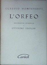Monteverdi orfeo usato  Italia