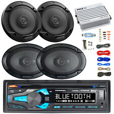Receptor estéreo CD duplo, 2x 6,5" + 2x 6x9" alto-falante de carro, amplificador Bluetooth, kit comprar usado  Enviando para Brazil