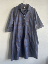 Blusenkleid linie blau gebraucht kaufen  Mörfelden-Walldorf