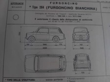 Autobianchi bianchina furgonci usato  Brescia