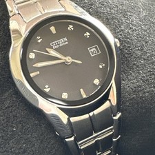 Citizen Paradigm EW1410-50E 25mm relógio mostrador preto MSRP $275 comprar usado  Enviando para Brazil