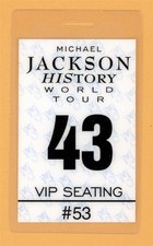 Michael Jackson 1997 History Tour VIP Laminado Backstage Pass comprar usado  Enviando para Brazil