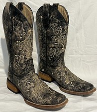 Botas ocidentais Circle G curral bordado desgastado craquelado osso tamanho 9 M L5078 comprar usado Botas ocidentais Circle G curral bordado desgastado craquelado osso tamanho 9 M L5078 comprar usado  Enviando para Brazil