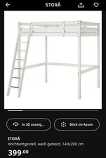 Hochbett 140 200 gebraucht kaufen Hochbett 140 200 gebraucht kaufen  Dresden