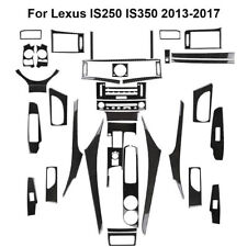 34 peças para Lexus IS250 2013-2017 fibra de carbono kit interior completo acabamento capa, usado comprar usado  Enviando para Brazil