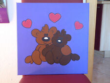 Unikat acrylbild teddypärchen gebraucht kaufen  Ilmenau, Martinroda