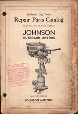 1937 Johnson motores de popa barco Big Twin Motor comprar usado  Enviando para Brazil