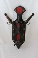 Placa decorativa de parede vintage medieval espada e maça removível armas em miniatura comprar usado  Enviando para Brazil