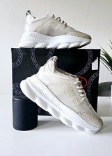 Versace white suede for sale  MANCHESTER