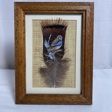Vintage painting bird for sale  Salina