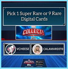 Usado, Topps Marvel Collect Pick 1 Super Raro Ou 2 Prêmios Raros Ou 9 Cartões Digitais Raros comprar usado  Enviando para Brazil