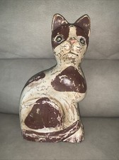 Statuetta gatto legno usato  Casarile