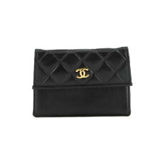 Bolsa CHANEL Matelasse cartão couro preta AP0214 90235694 comprar usado  Enviando para Brazil