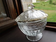 Ancien sucrier verre d'occasion  Ussac