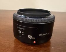 Lente Yongnuo YN 50mm f/1.8 AF/MF para Canon - Grande abertura comprar usado  Enviando para Brazil
