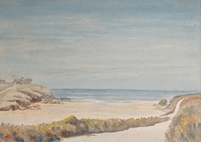 Original watercolour cornwall for sale  SOUTH MOLTON