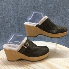 Sapatos femininos Dr Scholls 11 M tamancos Pixie verde oliva anabela casual pele sintética comprar usado  Enviando para Brazil