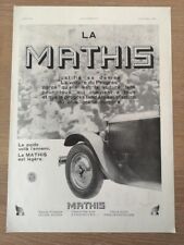 Publicité 1930 automobile d'occasion  Bordeaux-